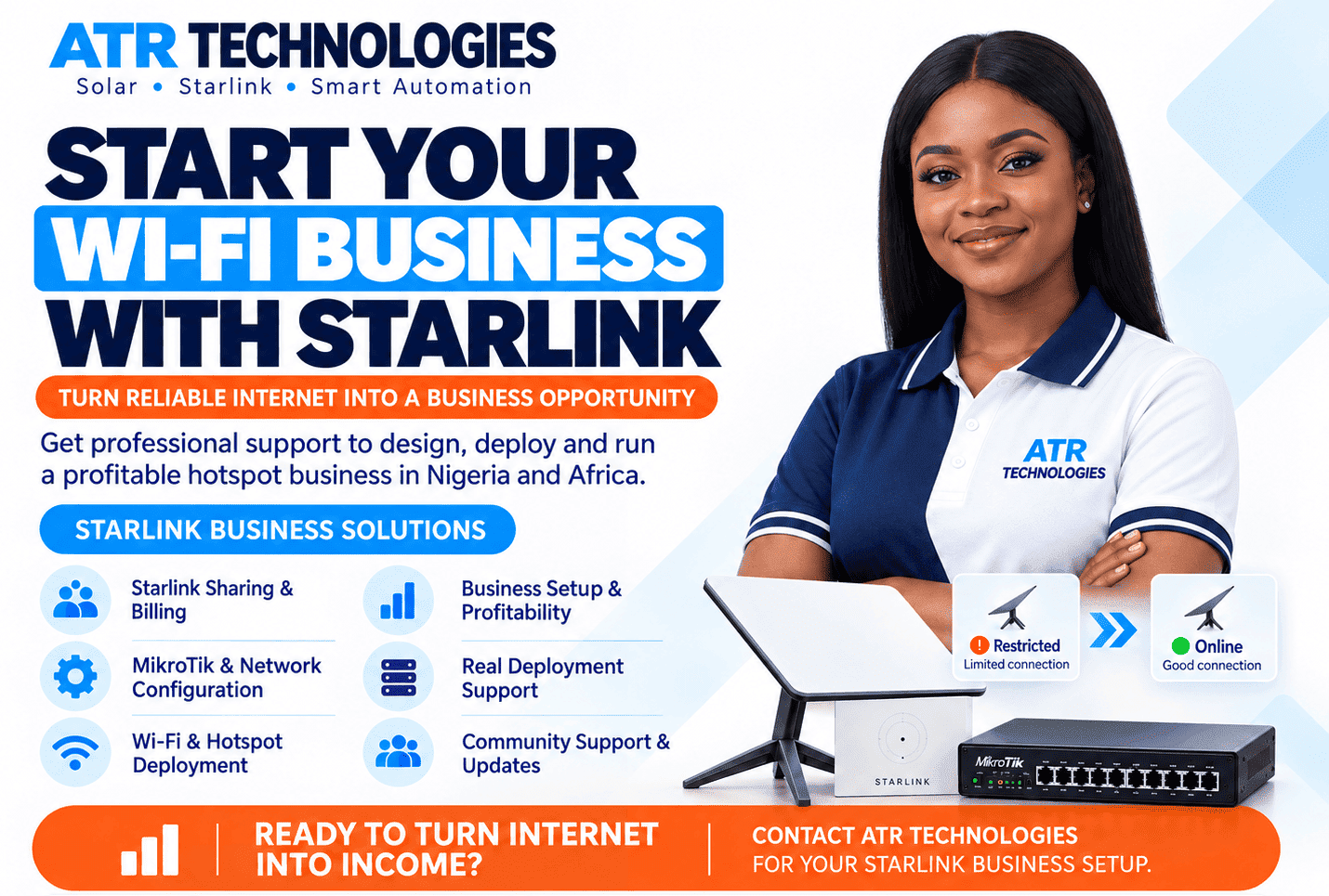 Start a Wi-Fi Business with Starlink